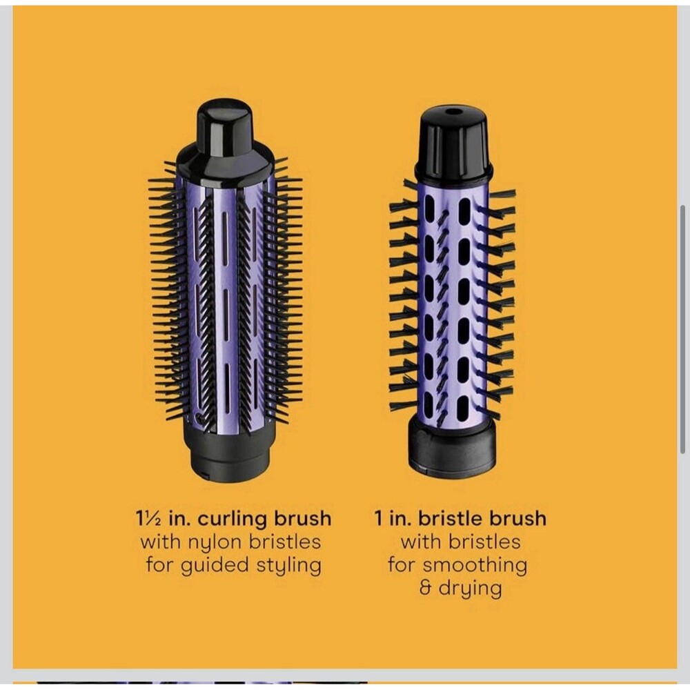 Conair Hot Air Styler Voluminous Curls & Waves 1.5" Curling & 1" Bristle Brushes - Picture 4 of 16